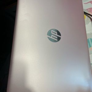 RoseGold hp laptop white keyboard